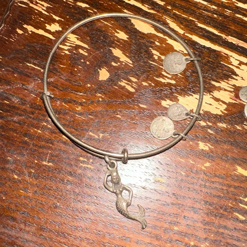 Alex and ani mermaid silver